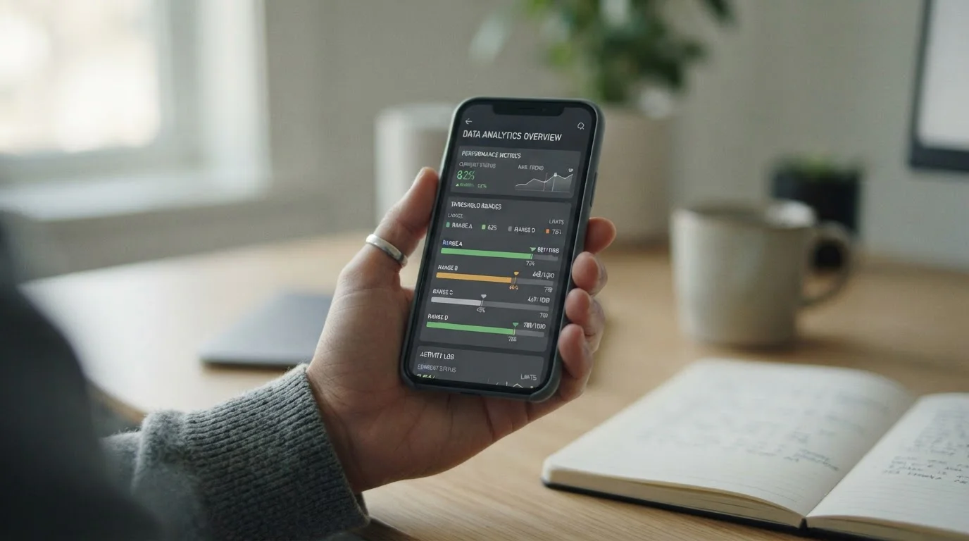 Smartphone zeigt Auszahlungslimits in Wett-App