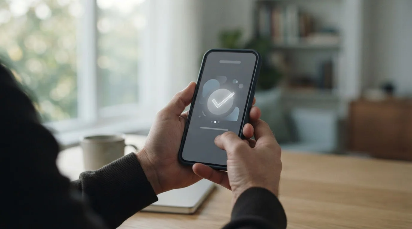 Smartphone zeigt Zahlungsvorgang mit Apple Pay bei Wettanbietern