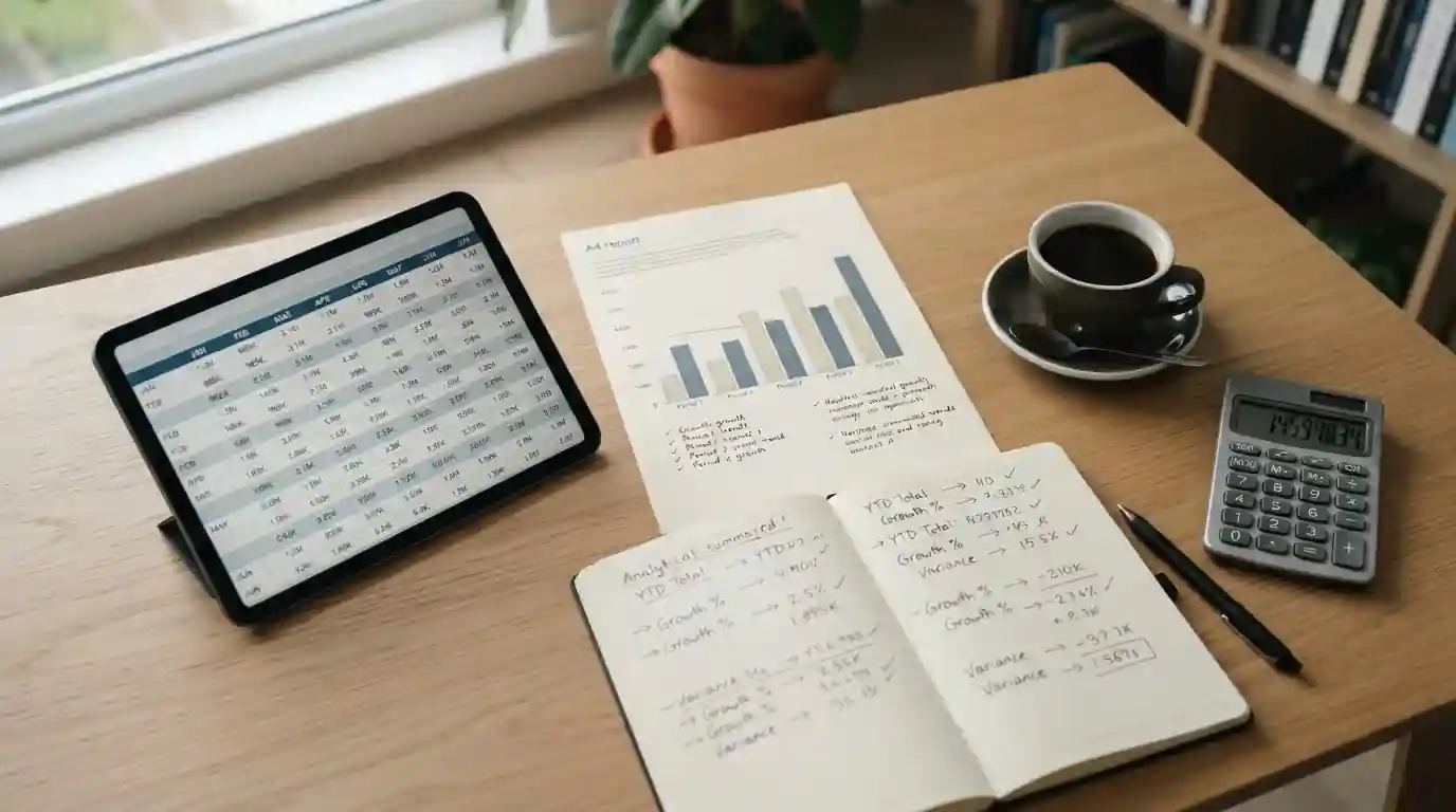 Langzeitanalyse der Wettkosten mit Tabellen und Taschenrechner auf Schreibtisch