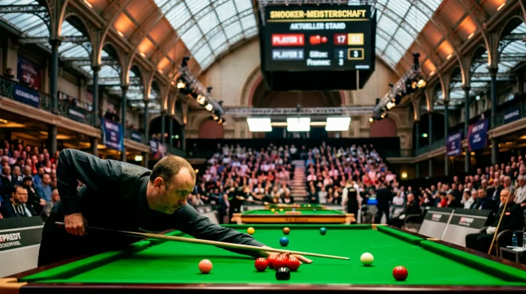 Snooker-Match bei den Masters im Alexandra Palace London