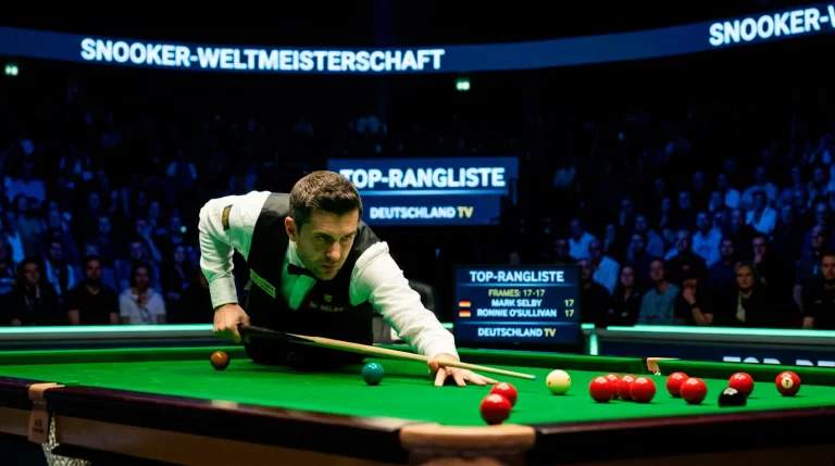 Snooker-Spieler der Weltspitze bei einem Ranking-Turnier