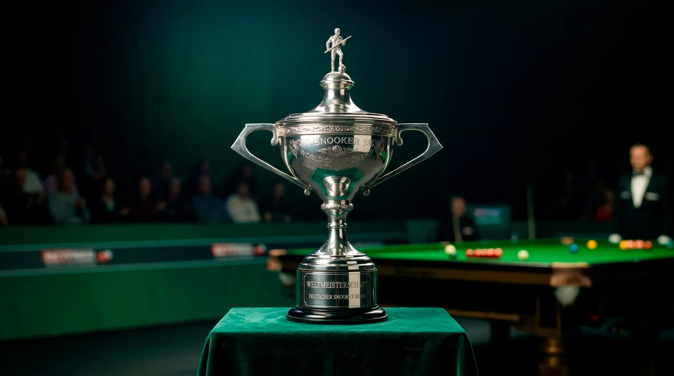 Snooker Weltmeisterschaft Pokal und Trophäe