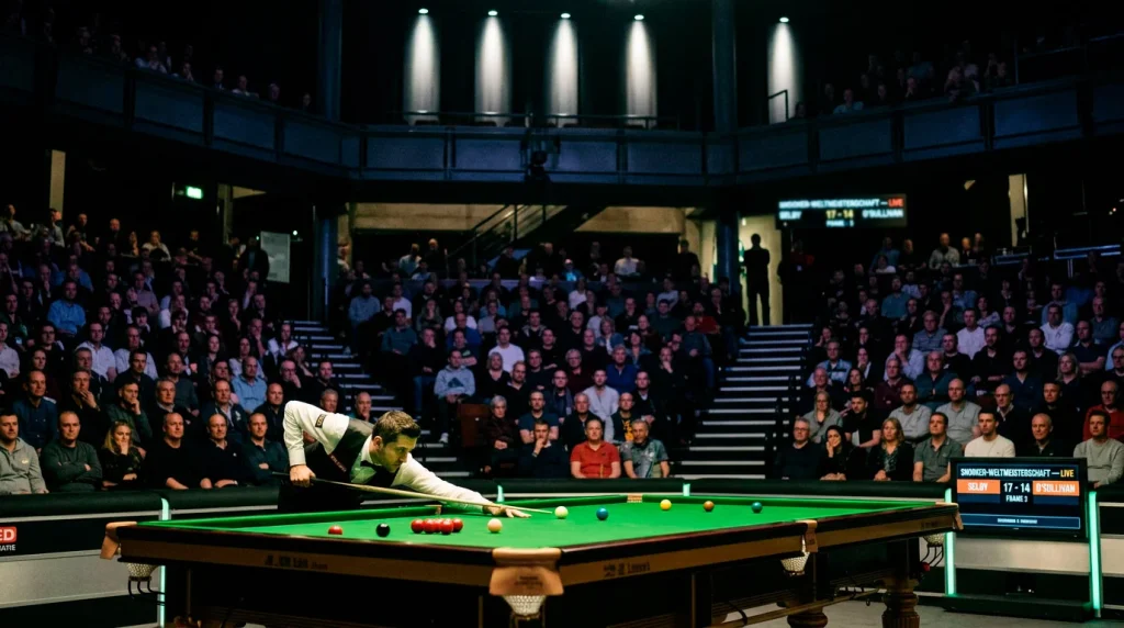 Snooker WM Wetten — Crucible Theatre Sheffield Turnier